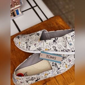 TOM's slip on animal print